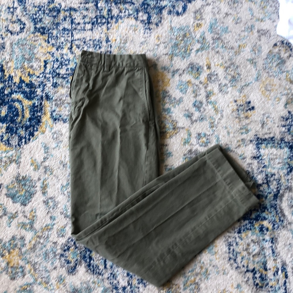 Polo by Ralph Lauren slim-fit green khaki pants